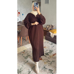 ROBE MARRON 017