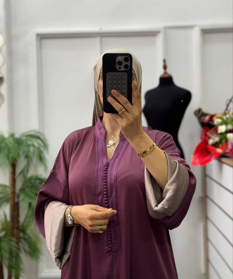 Caftan Nawaim Bleu Marine