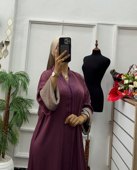 Caftan Nawaim Bleu Marine