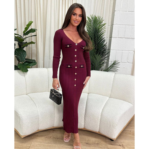 Robe Carmin Bordeaux