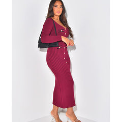 Robe Carmin Bordeaux