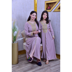 Caftan Mère et Enfant 113 Rose Gold