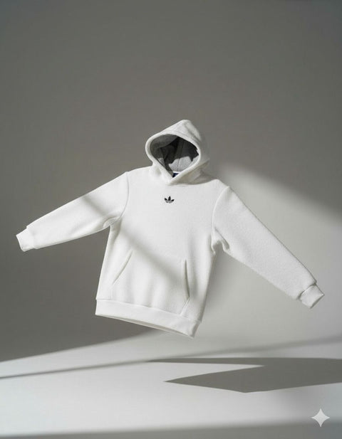 Fleece hoodie unisexe