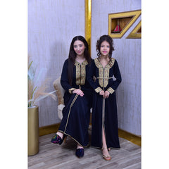 Caftan Mère et Enfant 113 Noir