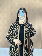 Ensemble 2 Pièces Noir Robe et cape