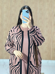 Ensemble 2 Pièces Rose Robe et cape