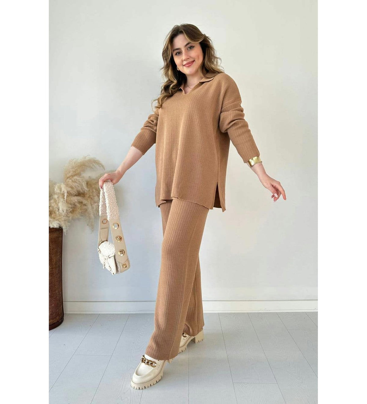Ensemble LanaDuo 2 Pièces Camel