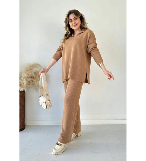 Ensemble LanaDuo 2 Pièces Camel