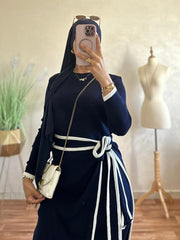 Robe BelaDuo Bleu Marine