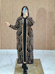 Ensemble 2 Pièces Noir Robe et cape
