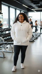 Fleece hoodie unisexe