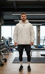 Fleece hoodie unisexe