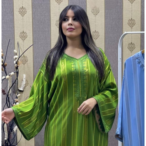 Caftan Jawhara Vert pistache