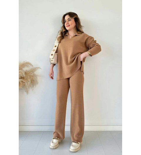 Ensemble LanaDuo 2 Pièces Camel