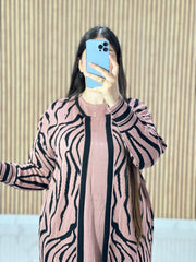 Ensemble 2 Pièces Rose Robe et cape