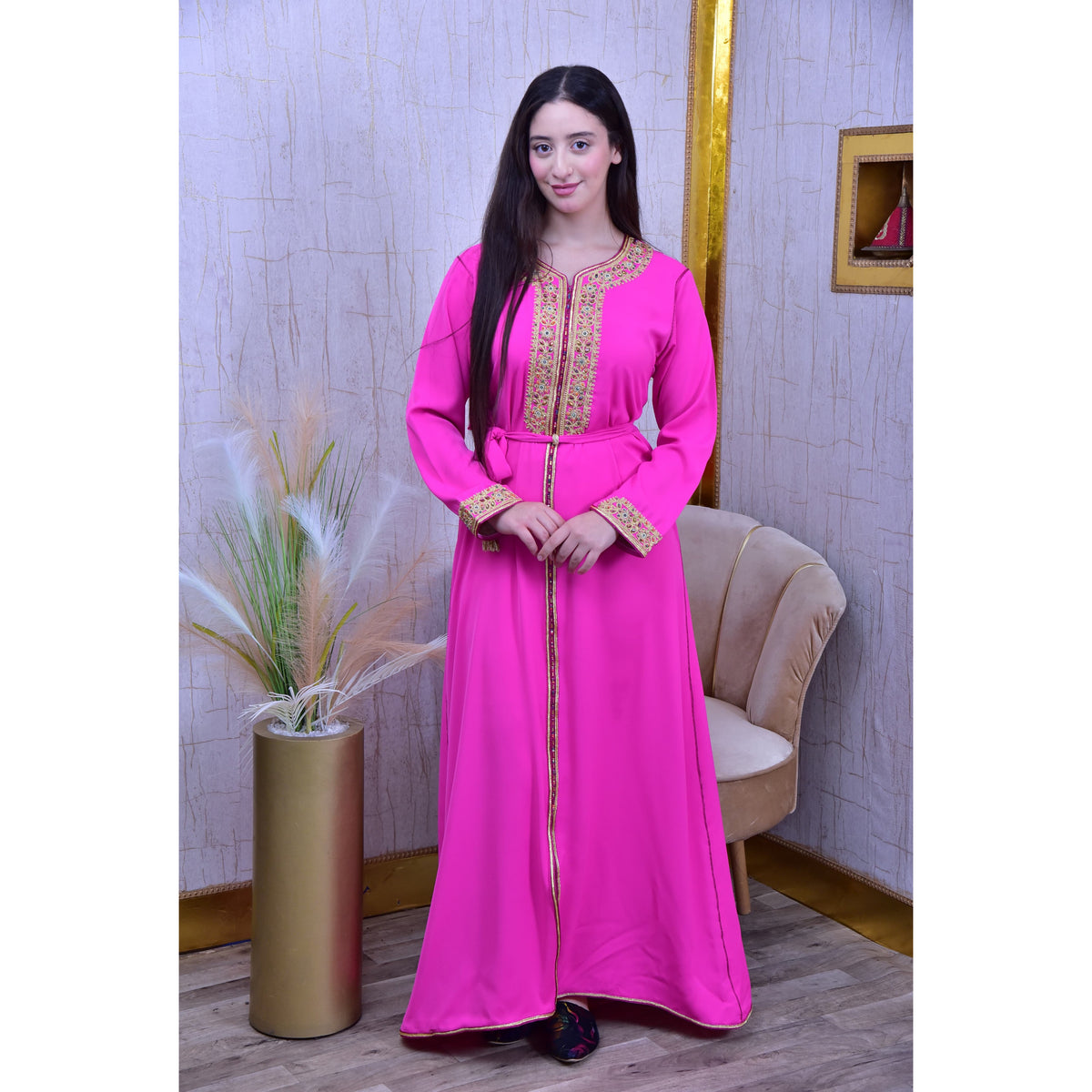 Caftan Mère et Enfant 113 Rose