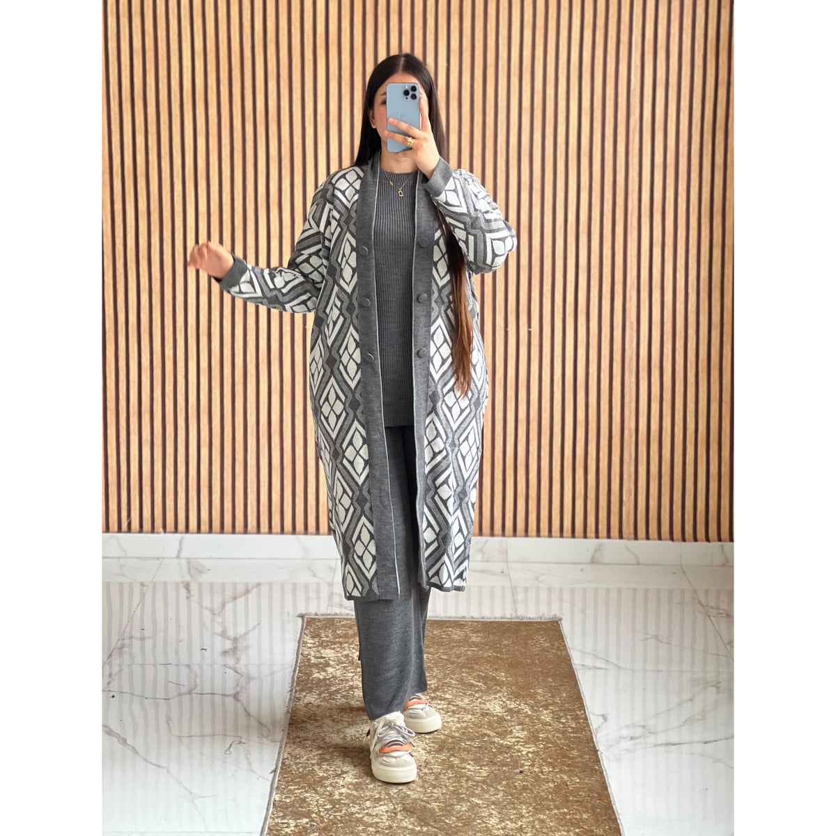 ENSEMBLE 3 PIÈCES 007 Gris