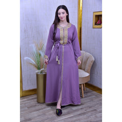 Caftan Mère et Enfant 113 Mauve