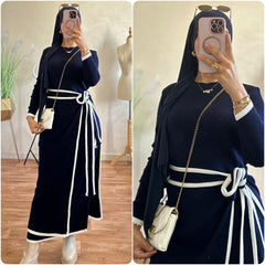 Robe BelaDuo Bleu Marine
